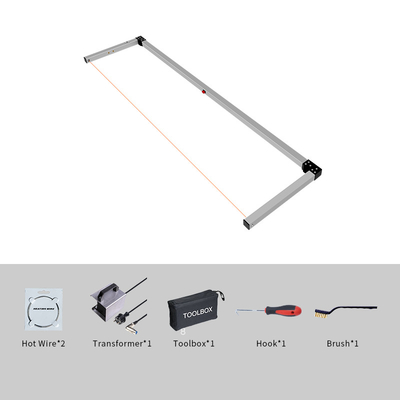 Przecinak do pianki z podgrzewanym drutem ze stopu aluminium 200W