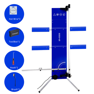 Maszyna do cięcia gorącego drutu poszerzonego stołu XPS Insulation Blue
