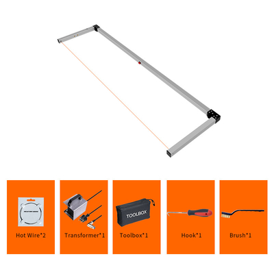 Przecinak do pianki z podgrzewanym drutem ze stopu aluminium 200W